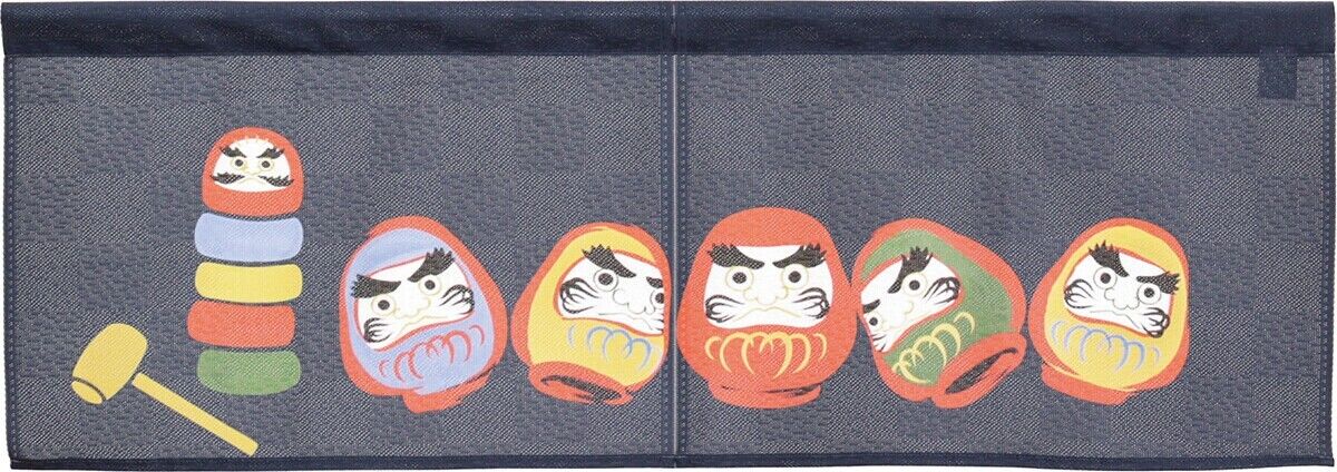 Made to Order Extra Short Japanese Noren Door Curtain Resilient Daruma