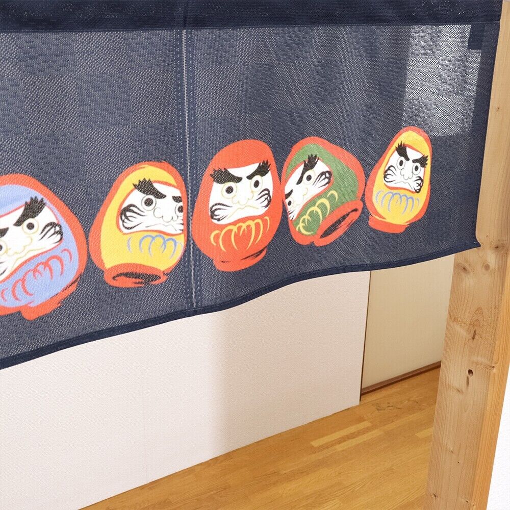 Made to Order Extra Short Japanese Noren Door Curtain Resilient Daruma