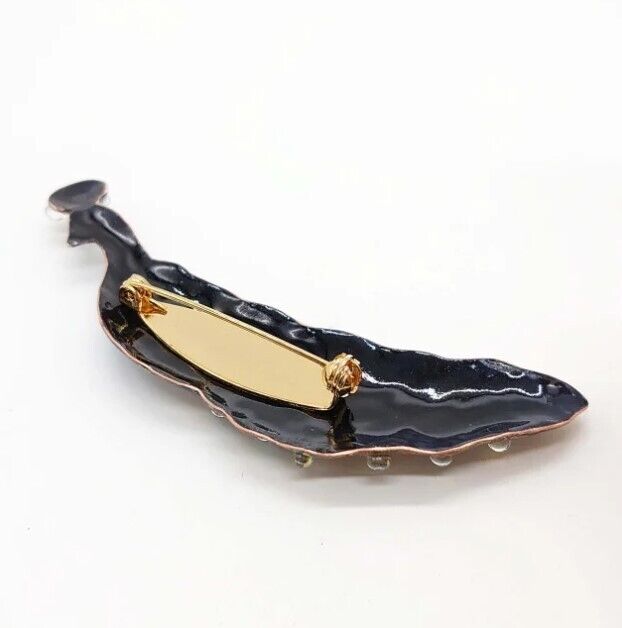 Peacock - Japanese cloisonné enamel Pin Brooch Made-to-order NEW