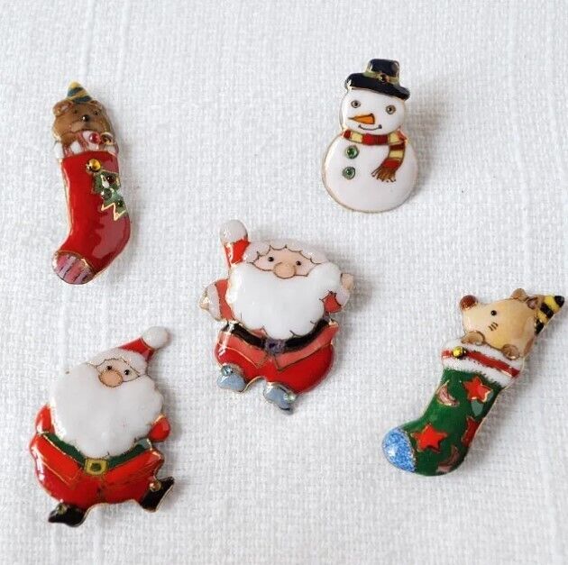 Snow Man - Japanese cloisonné enamel Pin Badge Pin Brooch Made-to-order NEW