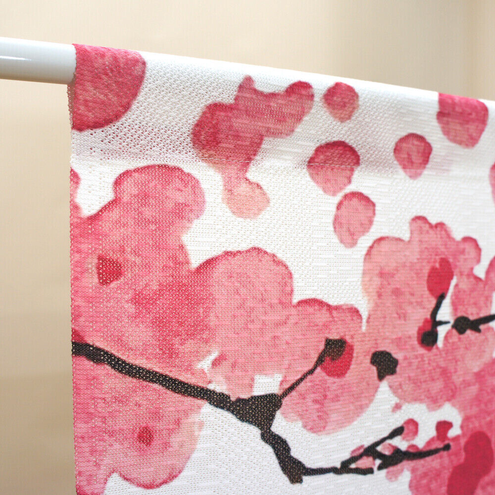 Made to order Premium Japanese Noren Door Curtain Owls in Spring scenery