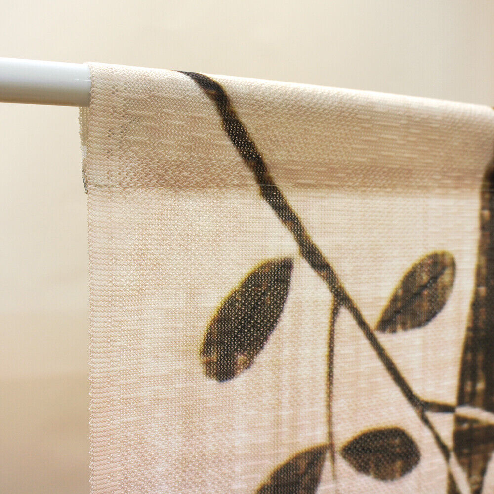 Made to order Short Size Japanese Noren Door Curtain owls & the crescent moon