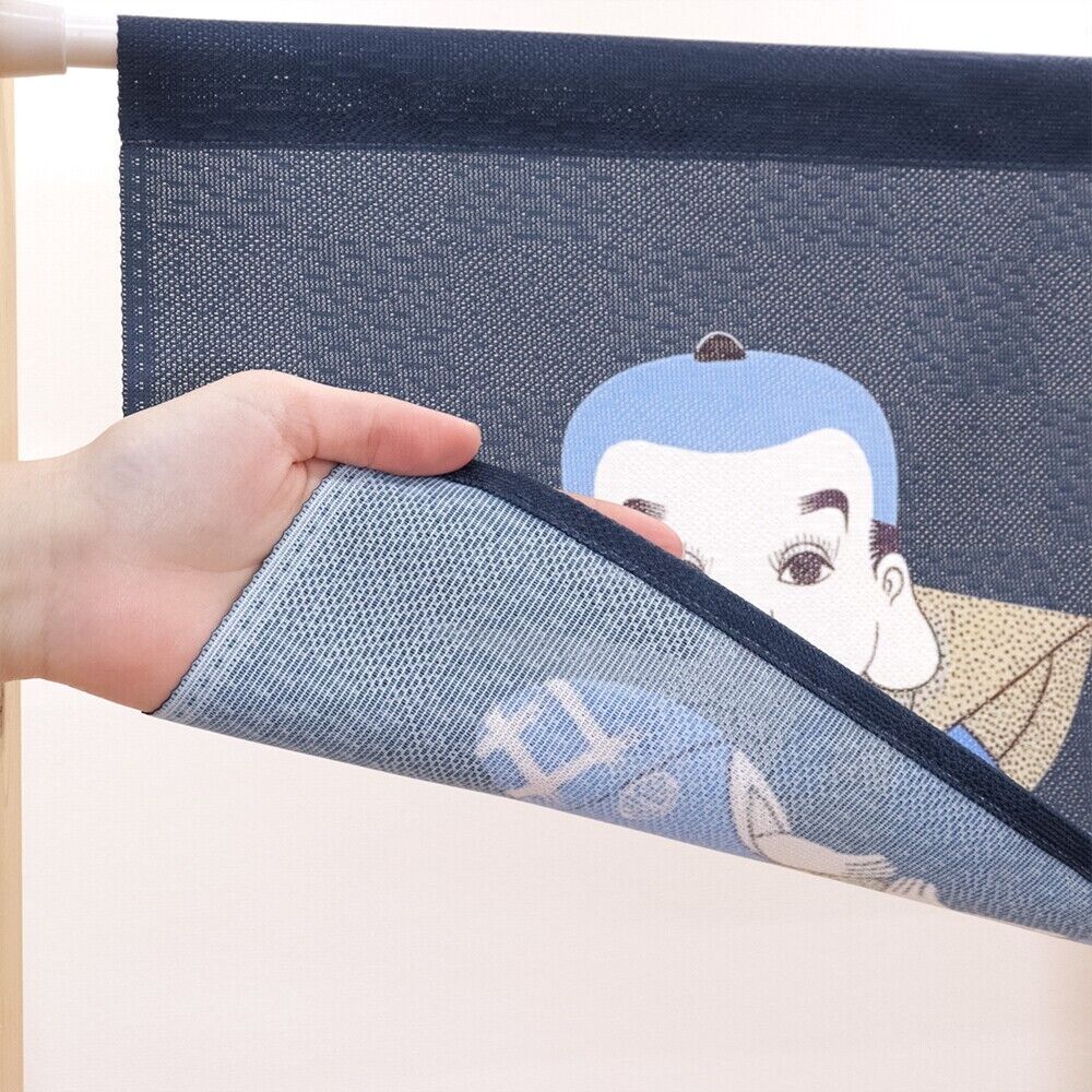 Made to Order Extra Short Size Japanese Noren Door Curtain Fukusuke Lucky doll