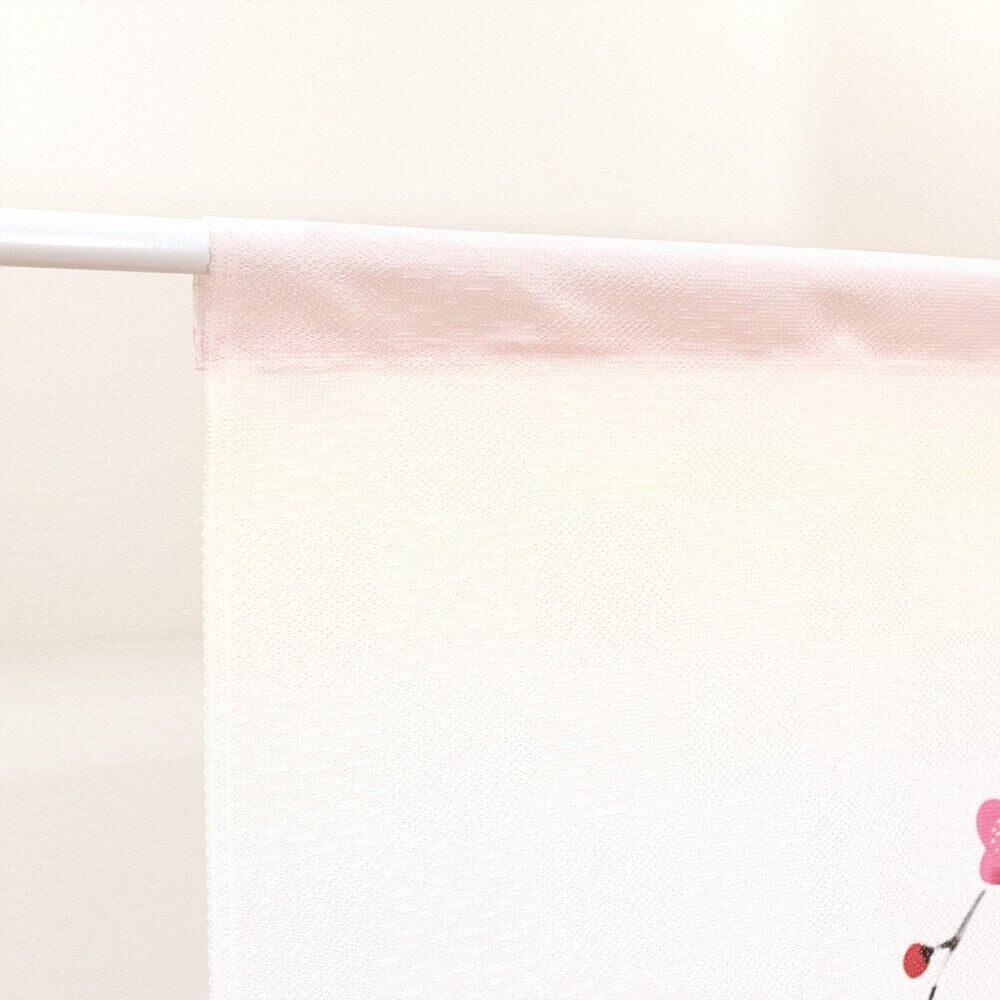 Made to Order Extra Short Japanese Noren Door Curtain Weeping Plum Blossoms
