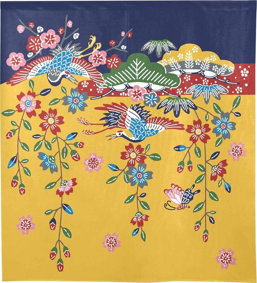 Made to order Short Size Japanese Noren Door Curtain Fortune Okinawan style