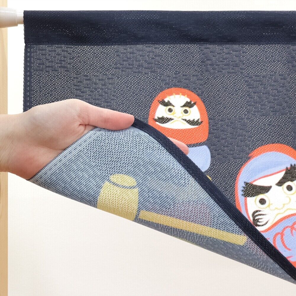 Made to Order Extra Short Japanese Noren Door Curtain Resilient Daruma