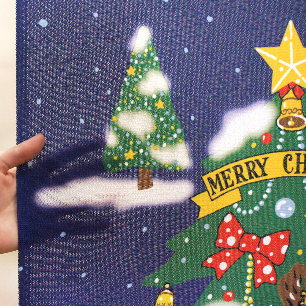 Made to order Short Size Japanese Noren Door Curtain Seven Lucky Owls Christmas