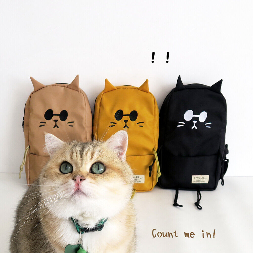 SMILER Unisex Lightweight Crossbody Bag Shoulder Bag " Cat Buddy Bag " 3 colors