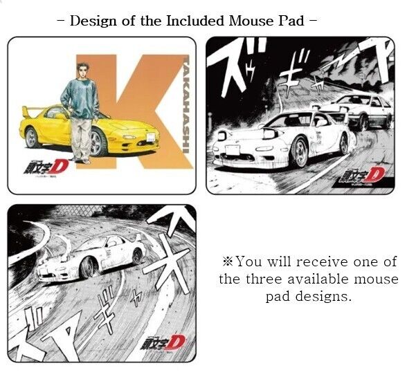 Initial D Mazda RX-7 FD3S Takahashi Keisuke Vol. 1 ver Wireless Bluetooth Mouse