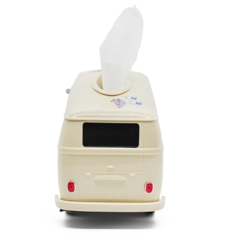 Volkswagen Bus Tissue Case with Cup holder - Japan Design Tokyo Version NEW