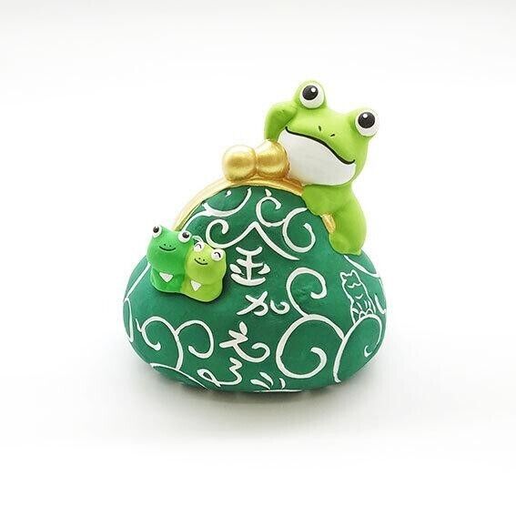 Ryukodo Frog Coin Purse Shaped Piggy Bank.