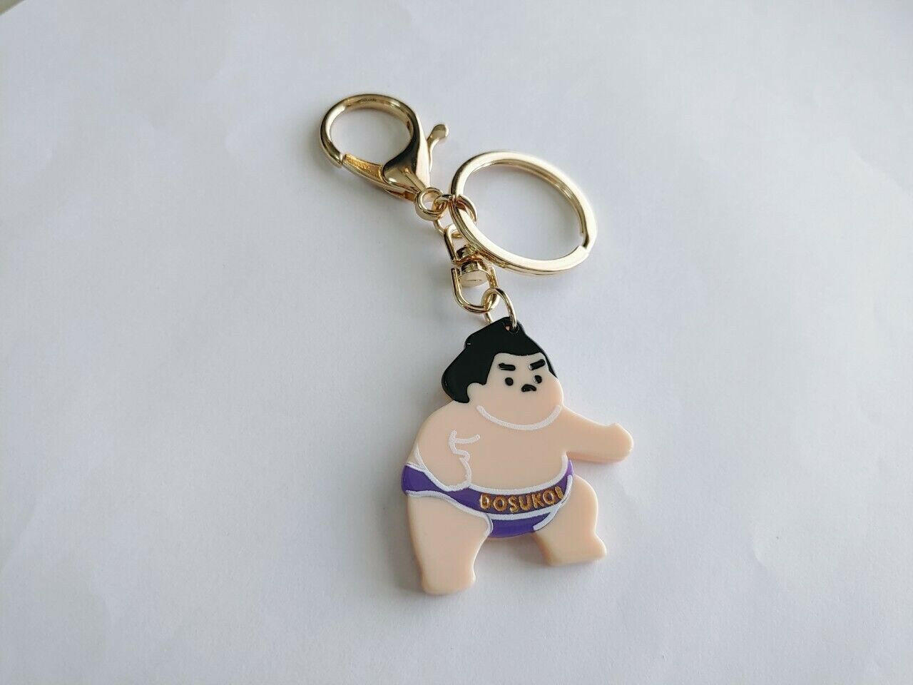 Acrylic Sumo Wrestler Keychain - Japanese Culture Accessory for Your Keys