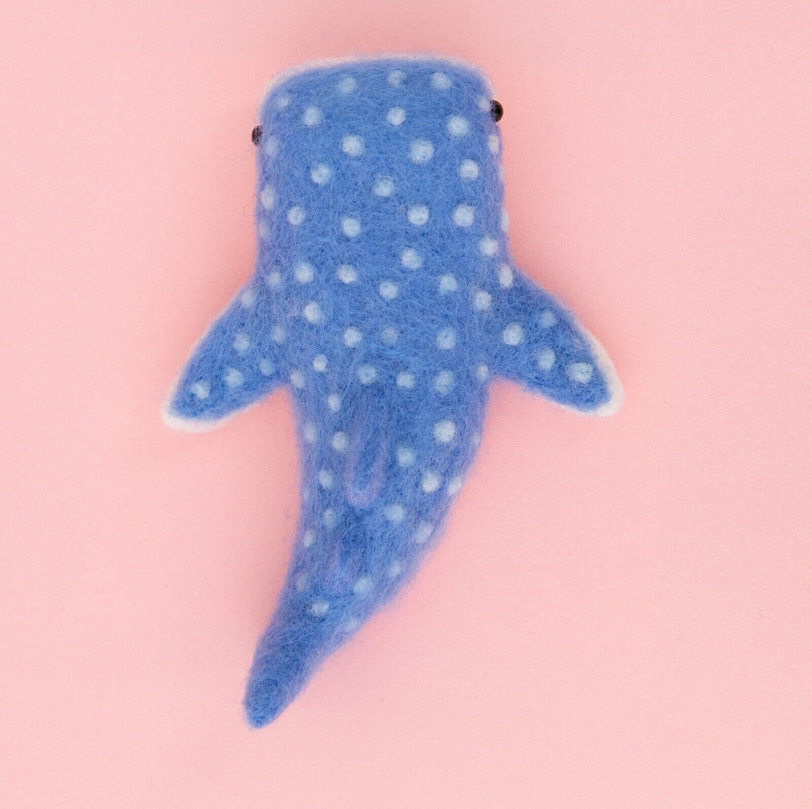 Hamanaka Needle Felting Kit: Crafting Cute Animals with Wool - Whale Shark NEW