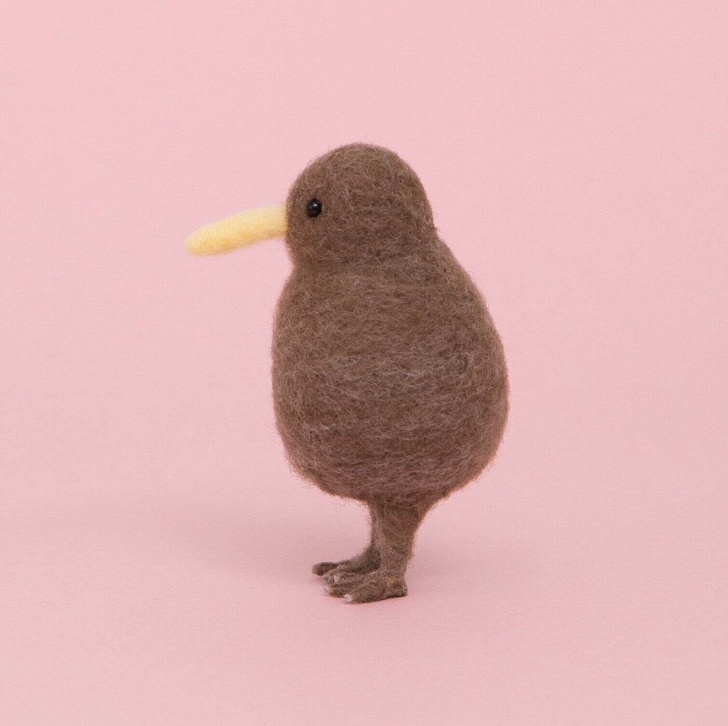 Hamanaka Needle Felting Kit: Crafting Cute Animals with Wool - Kiwi Bird