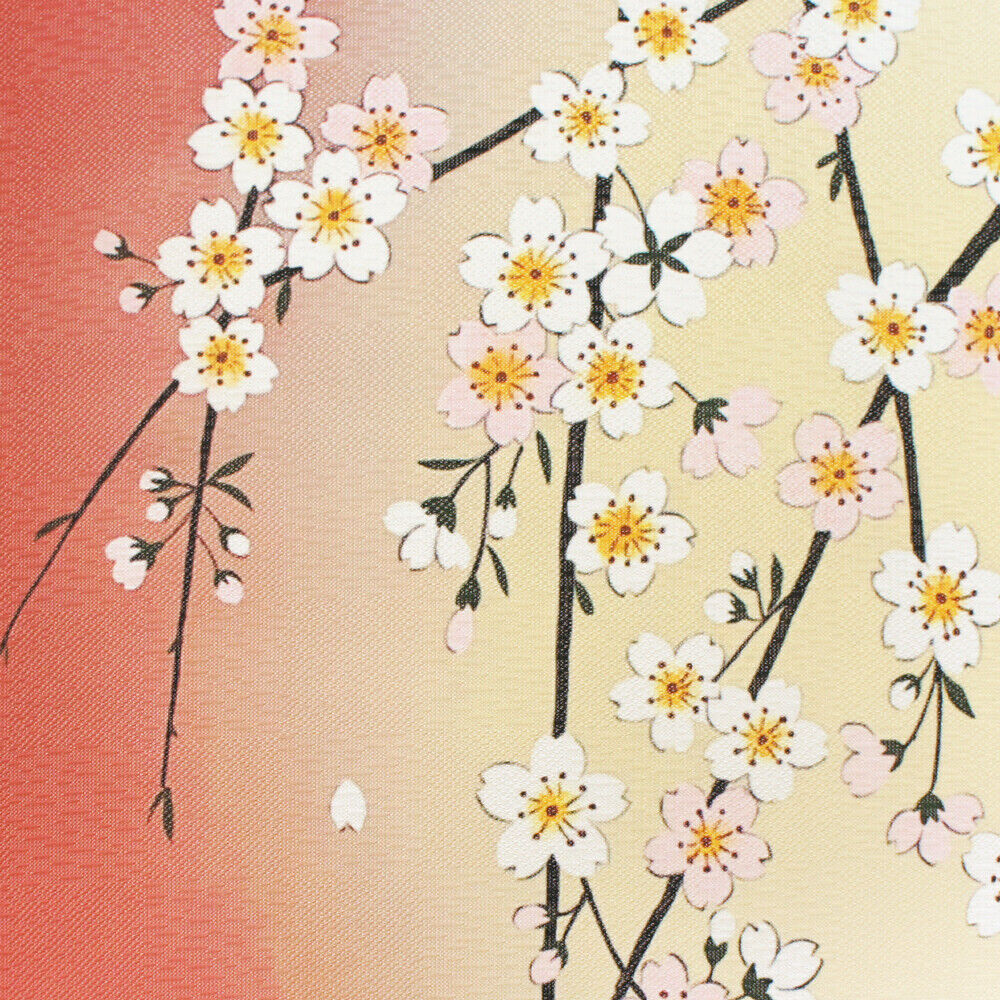 Made to order Short Size Japanese Noren Door Curtain Cherry Blossoms & The Moon