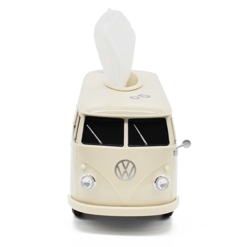 Volkswagen Bus Tissue Case with Cup holder - Japan Design Tokyo Version NEW