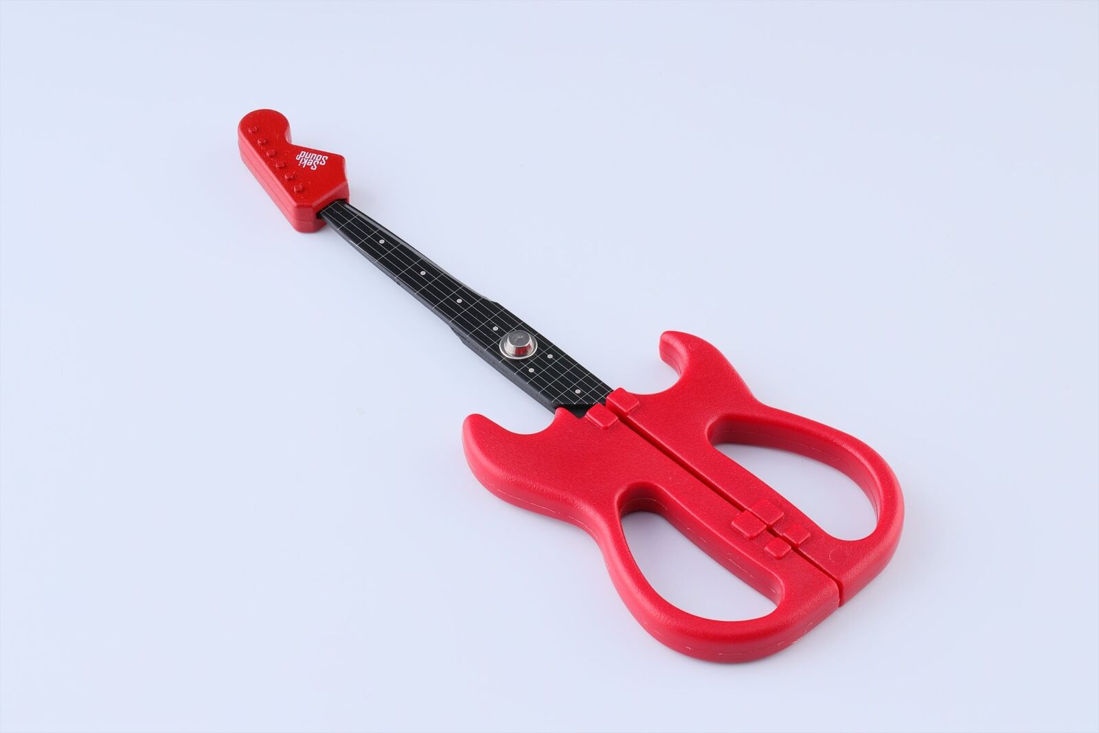 Nikken Cutlery Seki Sound Guitar Scissors Red Model with display stand NEW