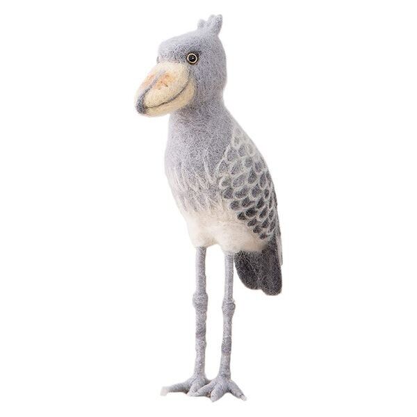 Hamanaka Needle Felting Kit: Crafting Cute Animals with Wool - Shoebill