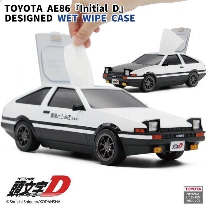 Initial D TOYOTA AE86 SPRINTER TRUENO Fujiwara Tofu Shop Ver. Wet Tissue Case