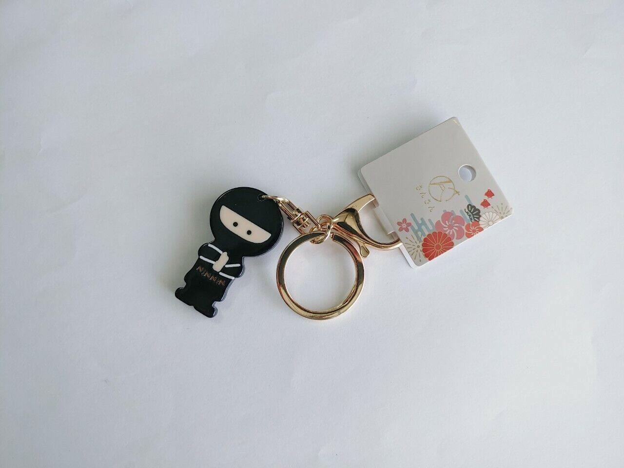 Acrylic Ninja Keychain - Fun Japanese Character Keyring Accessory for Keys