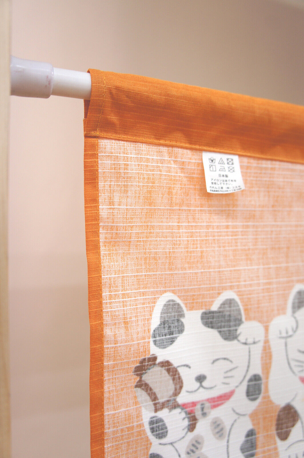 Maneki neko Lucky Cat Japanese Noren Door Curtain Entrance decoration Curtain