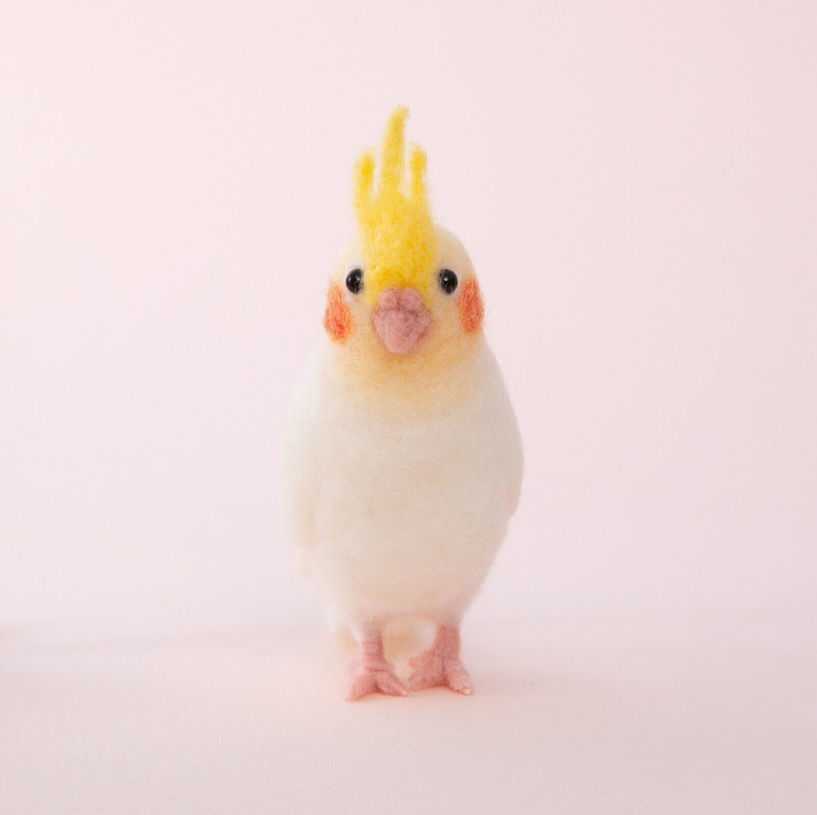 Hamanaka Needle Felting Kit: Crafting Cute Wool Animals Cockatiel Bird NEW