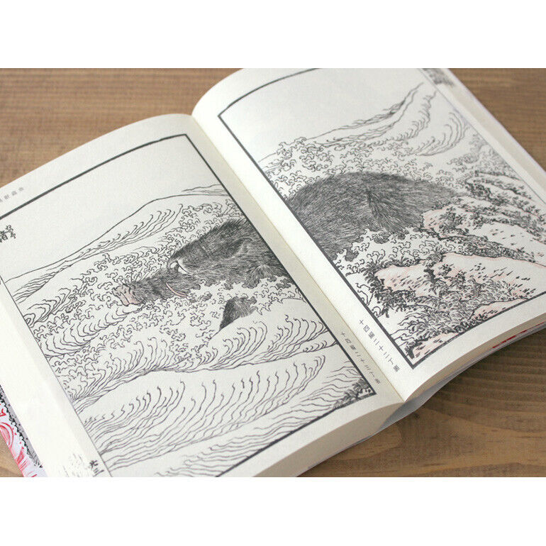 SEIGENSHA Katsushika Hokusai Manga BOX Remake Version Set of 3 Volumes Boxed