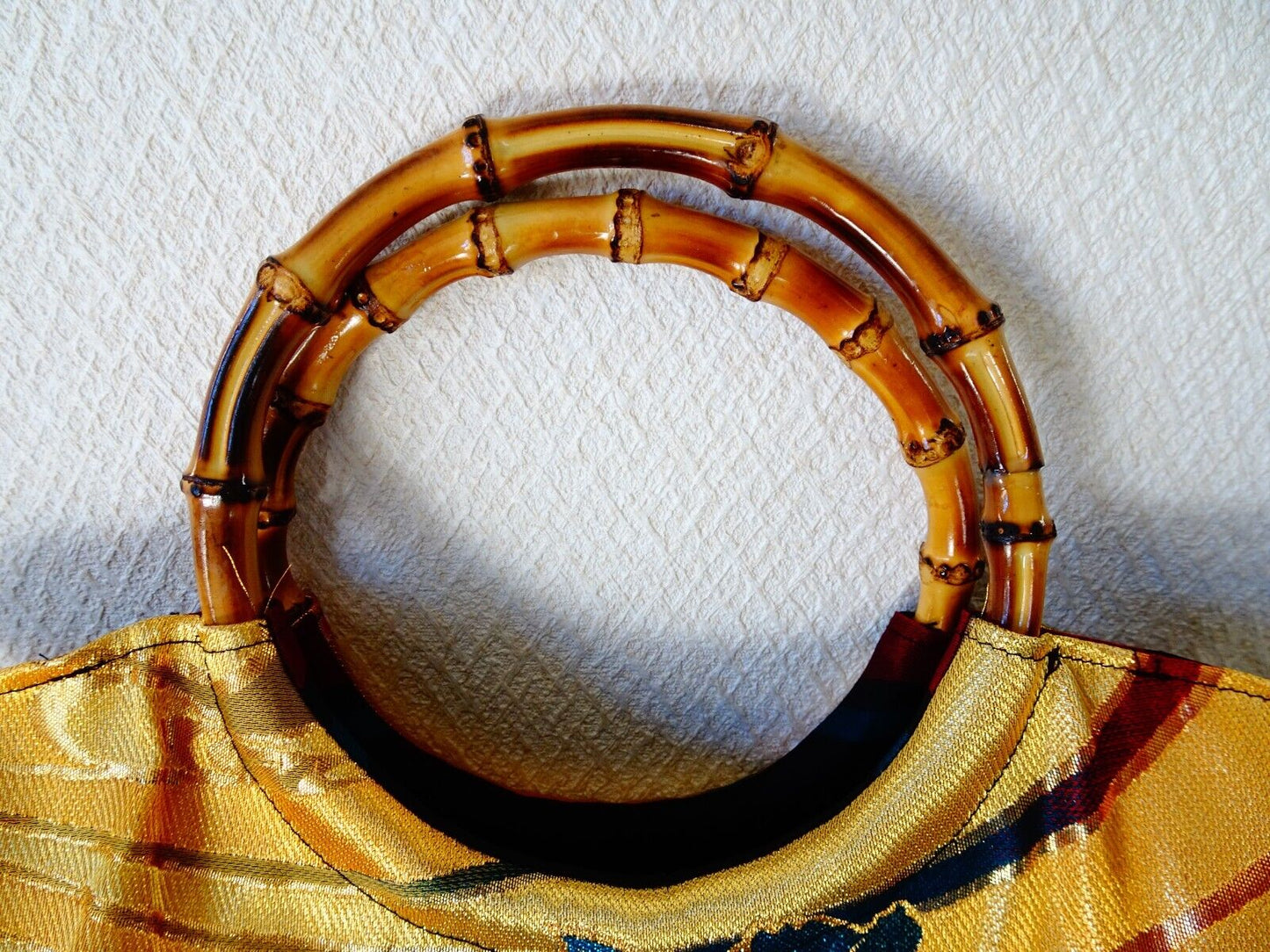 Handmade Japanese Kimono Handbag, Vintage Silk, Elegant Granny Bag, Unique Gift