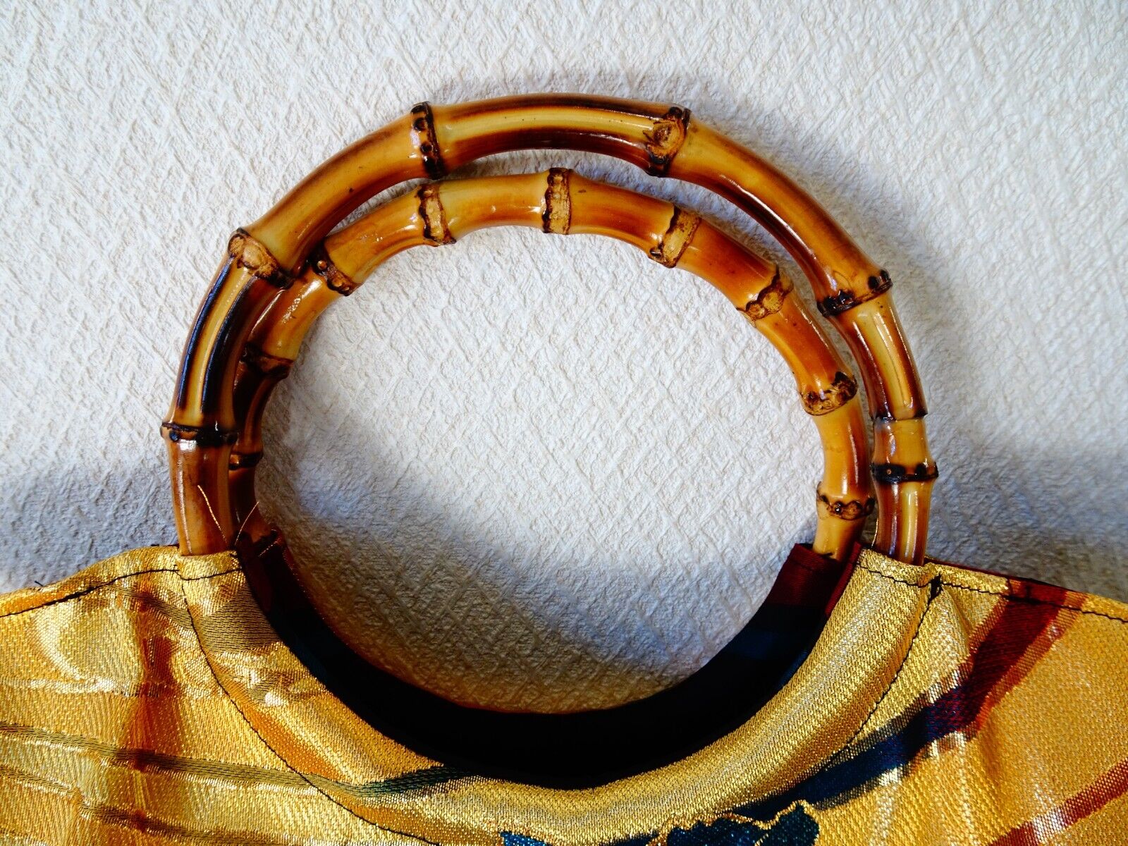 Handmade Japanese Kimono Handbag, Vintage Silk, Elegant Granny Bag, Unique Gift