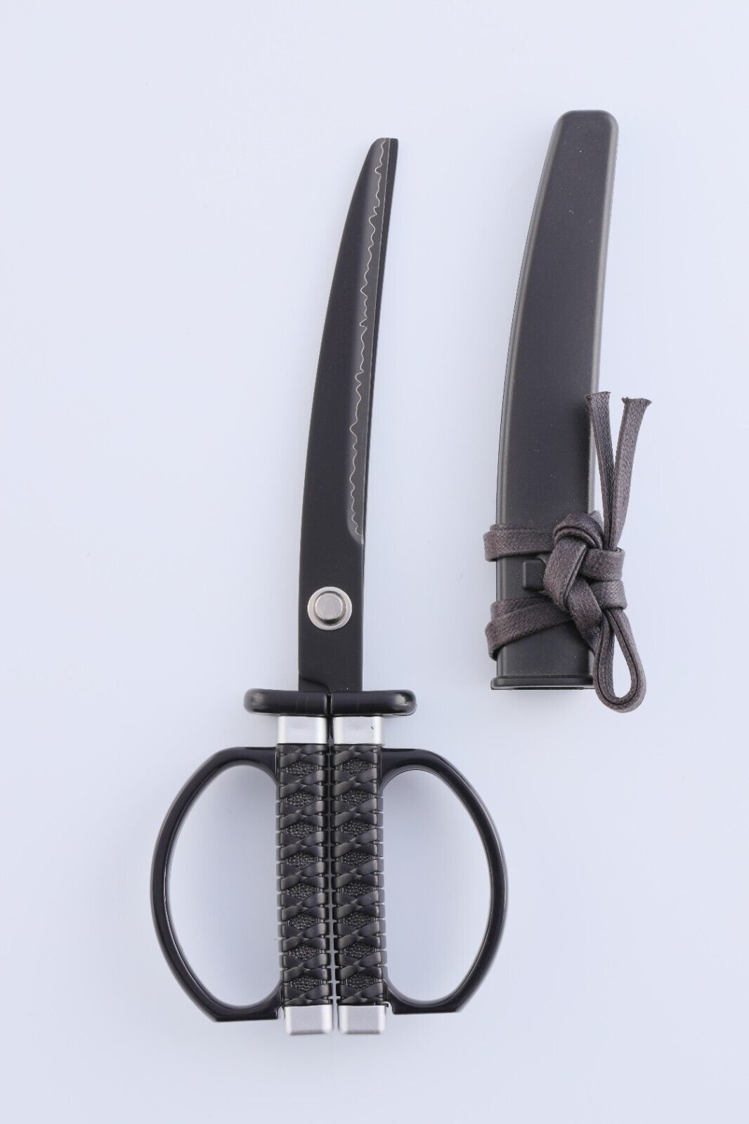 Nikken Cutlery Ninja Style Scissors with Display Stand.