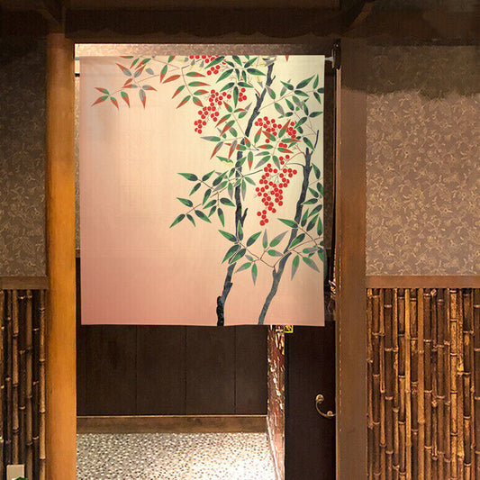 Made to order Short Size Japanese Noren Door Curtain Heavenly Bamboo