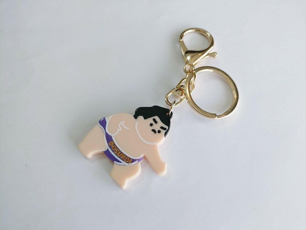 Acrylic Sumo Wrestler Keychain - Japanese Culture Accessory for Your Keys