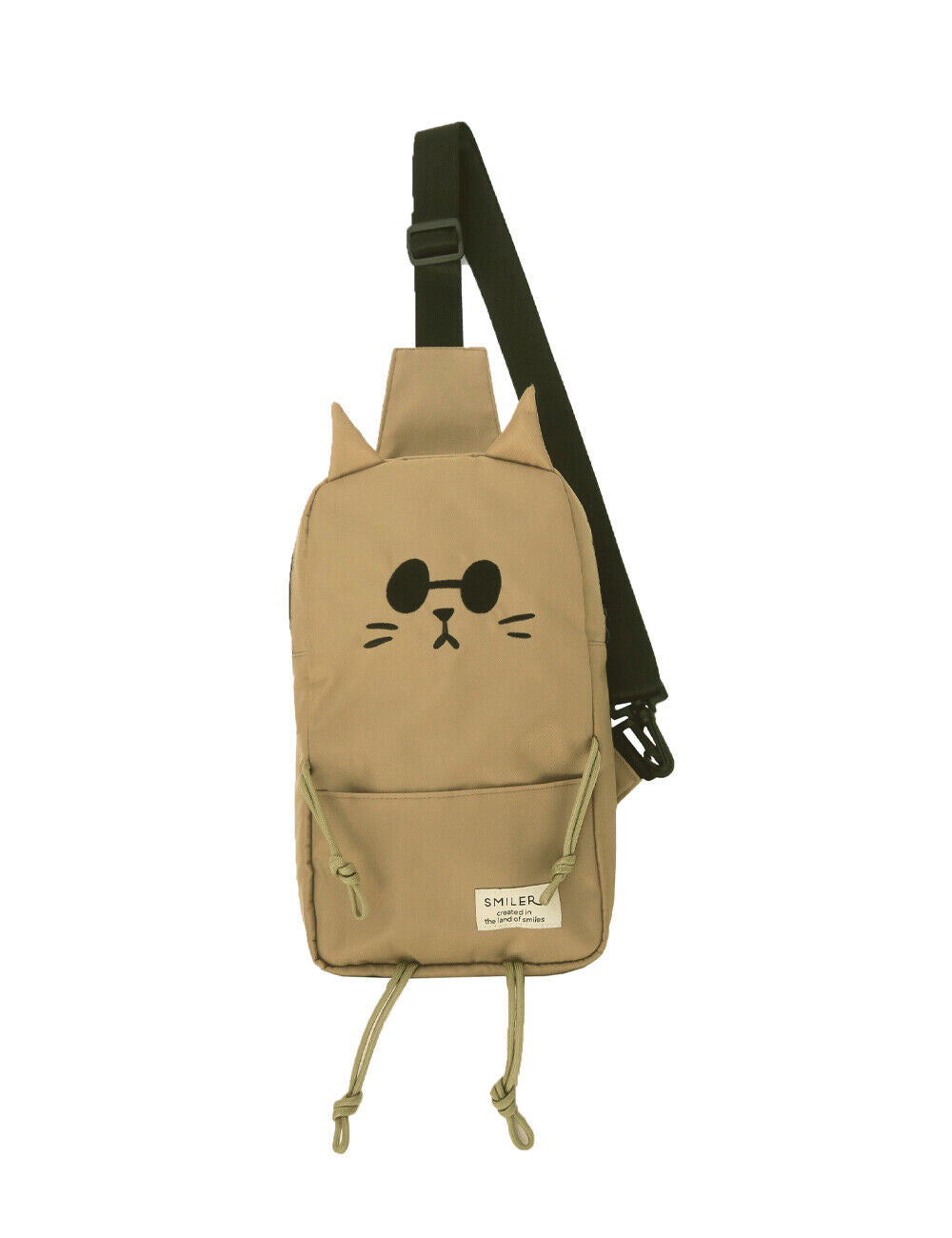 SMILER Unisex Lightweight Crossbody Bag Shoulder Bag " Cat Buddy Bag " 3 colors