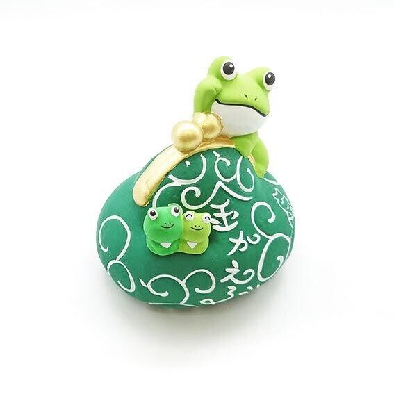 Ryukodo Frog Coin Purse Shaped Piggy Bank.