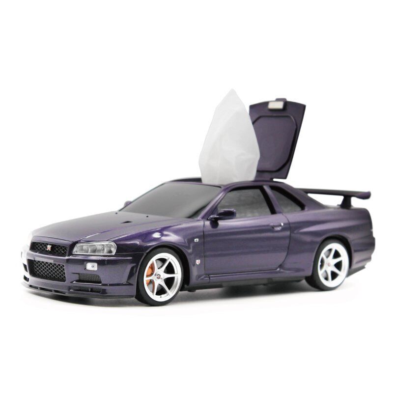 Nissan Skyline GT-R GTR BNR34 Wet Tissue Case Official Licensed Products NEW