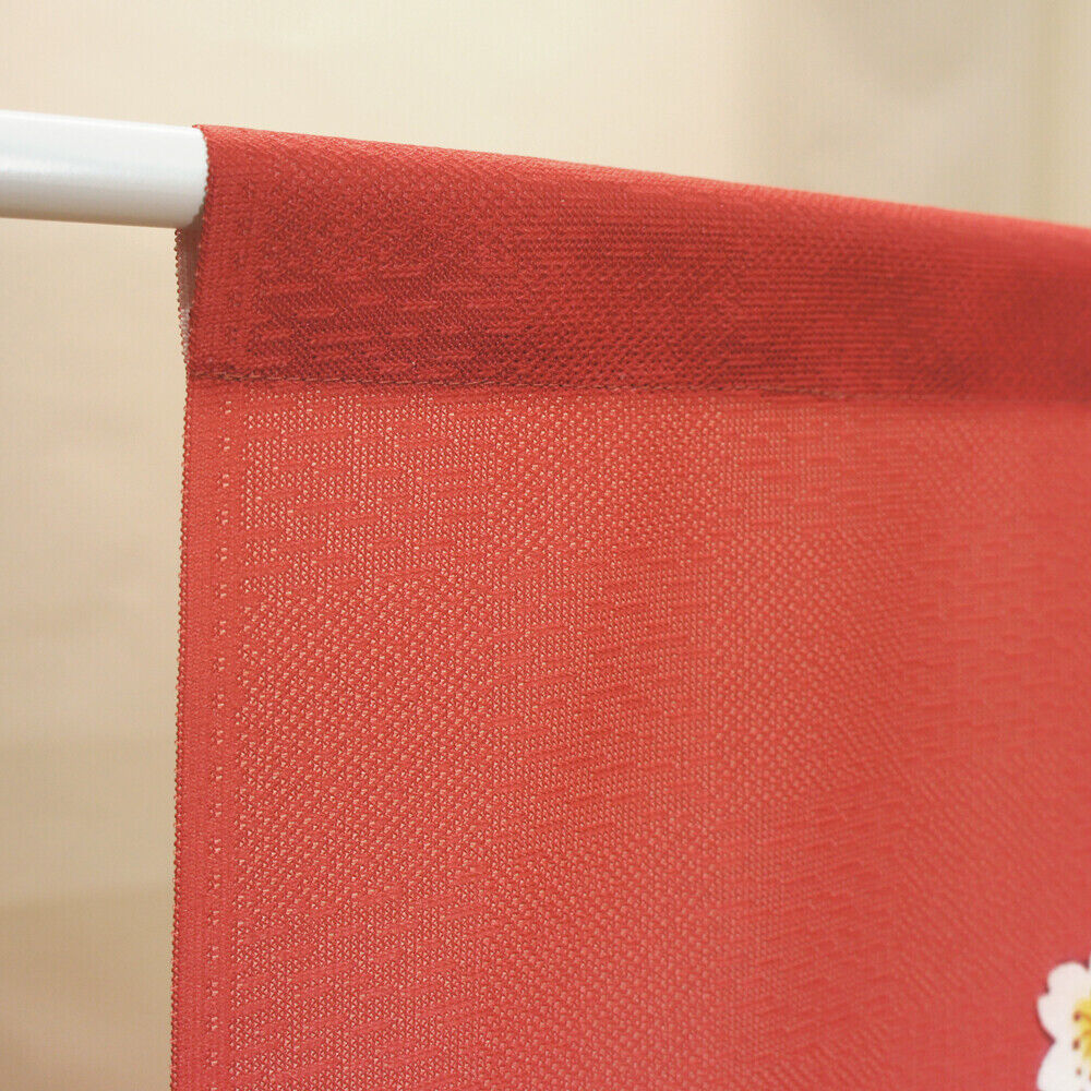 Made to order Short Size Japanese Noren Door Curtain Cherry Blossoms & The Moon