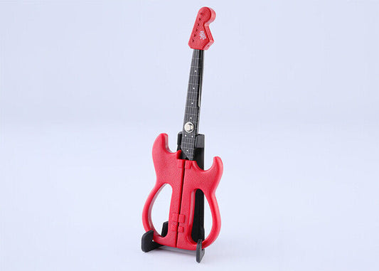 Nikken Cutlery Seki Sound Guitar Scissors Red Model with display stand NEW