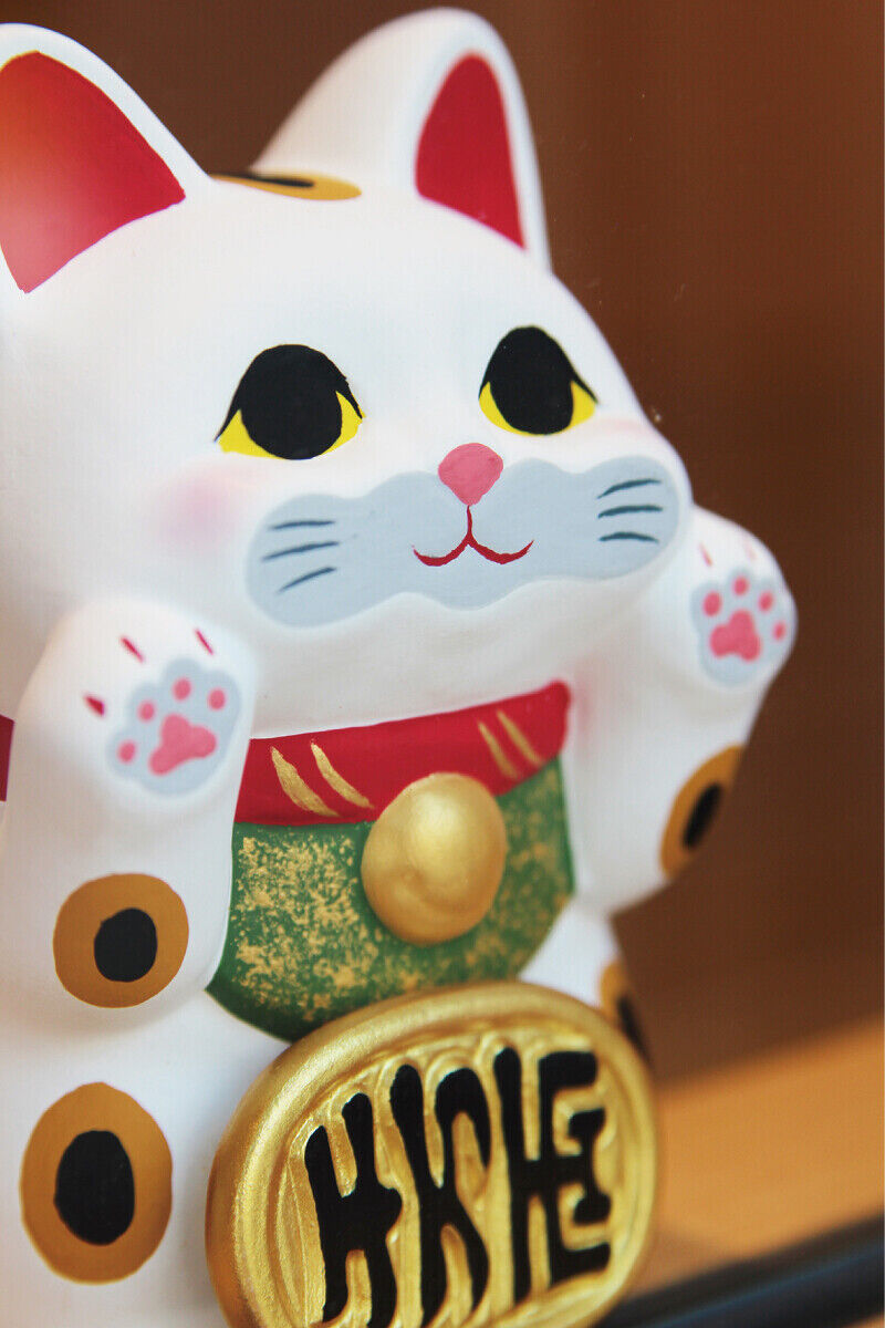 Ryukodo Squishy Faced Lucky Cats.