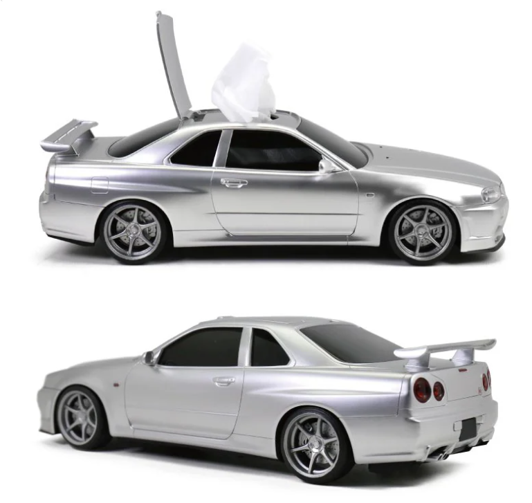 Nissan Skyline GT-R GTR BNR34 Wet Tissue Case.