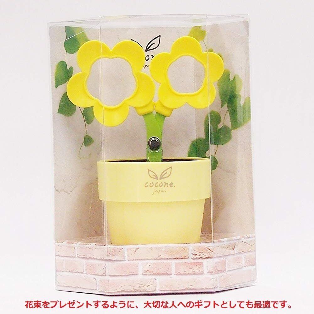 Nikken COCONE Flower Scissors with Stand – Japanese Design for Kitchen & Crafts.