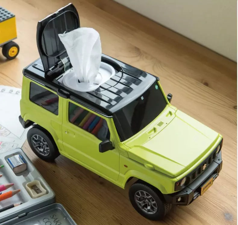 CAMSHOP, Japan SUZUKI JIMNY Kei Wet Wipe Case  Kinetic Yellow