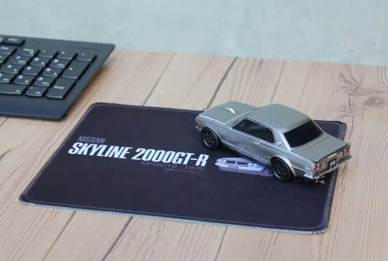 CAMSHOP New Nissan Skyline 2000 GT-R Hako-Suka Wireless Mouse with Mouse Pad